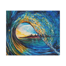 Load image into Gallery viewer, Kasey's Wave | Canvas Print of Original Watercolor