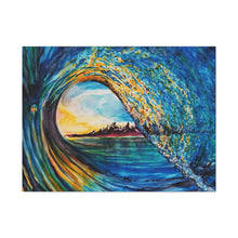 Load image into Gallery viewer, Kasey's Wave | Canvas Print of Original Watercolor