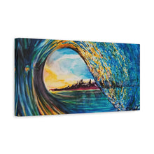 Load image into Gallery viewer, Kasey's Wave | Canvas Print of Original Watercolor