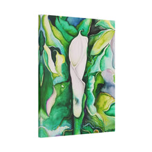 Load image into Gallery viewer, Lauri's Calla Lily | Satin Canvas Print of Original Watercolor