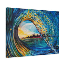Load image into Gallery viewer, Kasey's Wave | Canvas Print of Original Watercolor