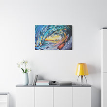 Load image into Gallery viewer, Liquid Sunshine | Satin Canvas Print of Original Acrylic