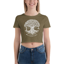 Load image into Gallery viewer, Women’s Crop Tee with Maui Banyan Tree