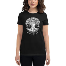 Load image into Gallery viewer, Women's short sleeve t-shirt with Banyan Tree