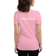 Load image into Gallery viewer, Women's short sleeve t-shirt with Banyan Tree