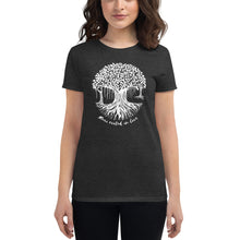 Load image into Gallery viewer, Women's short sleeve t-shirt with Banyan Tree