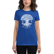 Load image into Gallery viewer, Women's short sleeve t-shirt with Banyan Tree