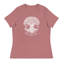 Load image into Gallery viewer, Women's Relaxed T-Shirt with Maui Banyan Tree