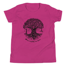 Load image into Gallery viewer, Youth Short Sleeve T-Shirt Maui Banyan Tree Blk Logo