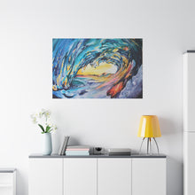 Load image into Gallery viewer, Liquid Sunshine | Satin Canvas Print of Original Acrylic
