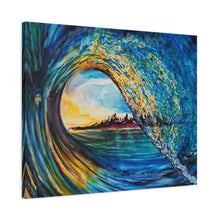 Load image into Gallery viewer, Kasey's Wave | Canvas Print of Original Watercolor
