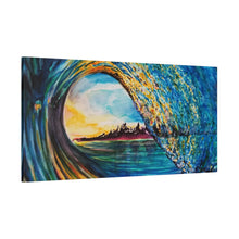 Load image into Gallery viewer, Kasey's Wave | Canvas Print of Original Watercolor
