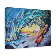 Load image into Gallery viewer, Liquid Sunshine | Satin Canvas Print of Original Acrylic

