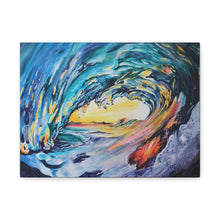 Load image into Gallery viewer, Liquid Sunshine | Satin Canvas Print of Original Acrylic
