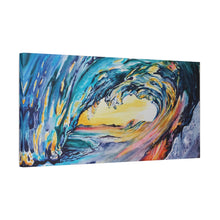 Load image into Gallery viewer, Liquid Sunshine | Satin Canvas Print of Original Acrylic
