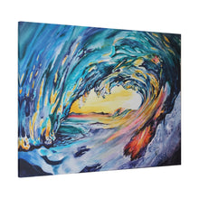 Load image into Gallery viewer, Liquid Sunshine | Satin Canvas Print of Original Acrylic
