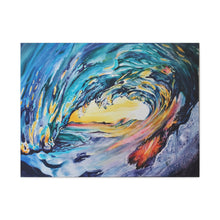 Load image into Gallery viewer, Liquid Sunshine | Satin Canvas Print of Original Acrylic
