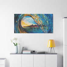 Load image into Gallery viewer, Kasey's Wave | Canvas Print of Original Watercolor
