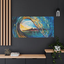Load image into Gallery viewer, Kasey's Wave | Canvas Print of Original Watercolor

