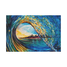 Load image into Gallery viewer, Kasey's Wave | Canvas Print of Original Watercolor
