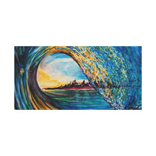 Load image into Gallery viewer, Kasey's Wave | Canvas Print of Original Watercolor
