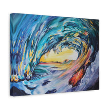 Load image into Gallery viewer, Liquid Sunshine | Satin Canvas Print of Original Acrylic
