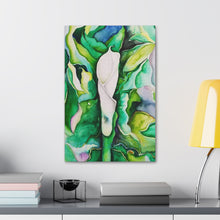 Load image into Gallery viewer, Lauri's Calla Lily | Satin Canvas Print of Original Watercolor
