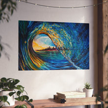 Load image into Gallery viewer, Kasey's Wave | Fine Art Print of Original Watercolor
