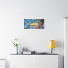 Load image into Gallery viewer, Liquid Sunshine | Satin Canvas Print of Original Acrylic

