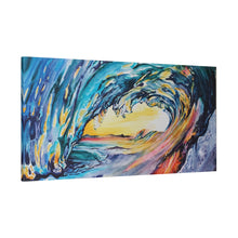 Load image into Gallery viewer, Liquid Sunshine | Satin Canvas Print of Original Acrylic
