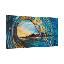 Load image into Gallery viewer, Kasey's Wave | Canvas Print of Original Watercolor
