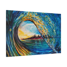Load image into Gallery viewer, Kasey's Wave | Canvas Print of Original Watercolor
