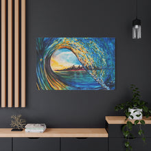 Load image into Gallery viewer, Kasey's Wave | Canvas Print of Original Watercolor
