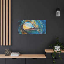 Load image into Gallery viewer, Kasey's Wave | Canvas Print of Original Watercolor
