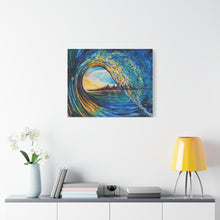 Load image into Gallery viewer, Kasey's Wave | Canvas Print of Original Watercolor
