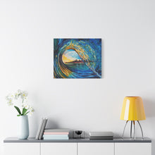 Load image into Gallery viewer, Kasey's Wave | Canvas Print of Original Watercolor

