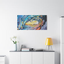 Load image into Gallery viewer, Liquid Sunshine | Satin Canvas Print of Original Acrylic
