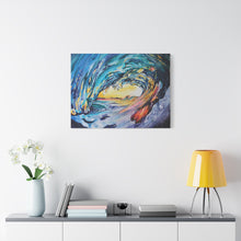 Load image into Gallery viewer, Liquid Sunshine | Satin Canvas Print of Original Acrylic
