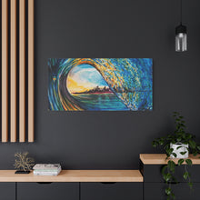 Load image into Gallery viewer, Kasey's Wave | Canvas Print of Original Watercolor
