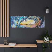 Load image into Gallery viewer, Liquid Sunshine | Satin Canvas Print of Original Acrylic

