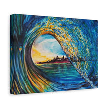 Load image into Gallery viewer, Kasey's Wave | Canvas Print of Original Watercolor
