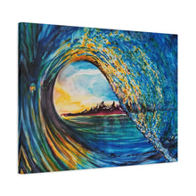 Load image into Gallery viewer, Kasey's Wave | Canvas Print of Original Watercolor
