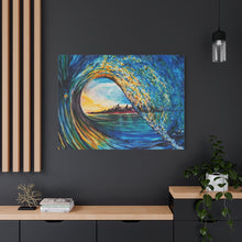 Load image into Gallery viewer, Kasey's Wave | Canvas Print of Original Watercolor
