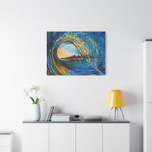 Load image into Gallery viewer, Kasey's Wave | Canvas Print of Original Watercolor
