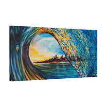 Load image into Gallery viewer, Kasey's Wave | Canvas Print of Original Watercolor

