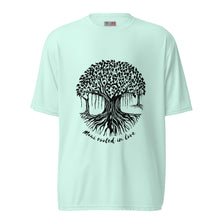 Load image into Gallery viewer, Unisex performance crew neck t-shirt Maui Banyan Tree
