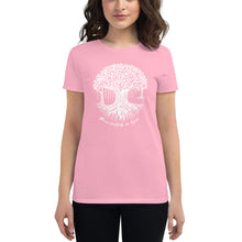 Load image into Gallery viewer, Women's short sleeve t-shirt with Banyan Tree
