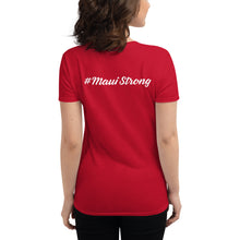 Load image into Gallery viewer, Women's short sleeve t-shirt with Banyan Tree
