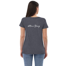 Load image into Gallery viewer, Women’s recycled v-neck t-shirt with Maui Banyan Tree
