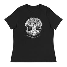 Load image into Gallery viewer, Women's Relaxed T-Shirt with Maui Banyan Tree

